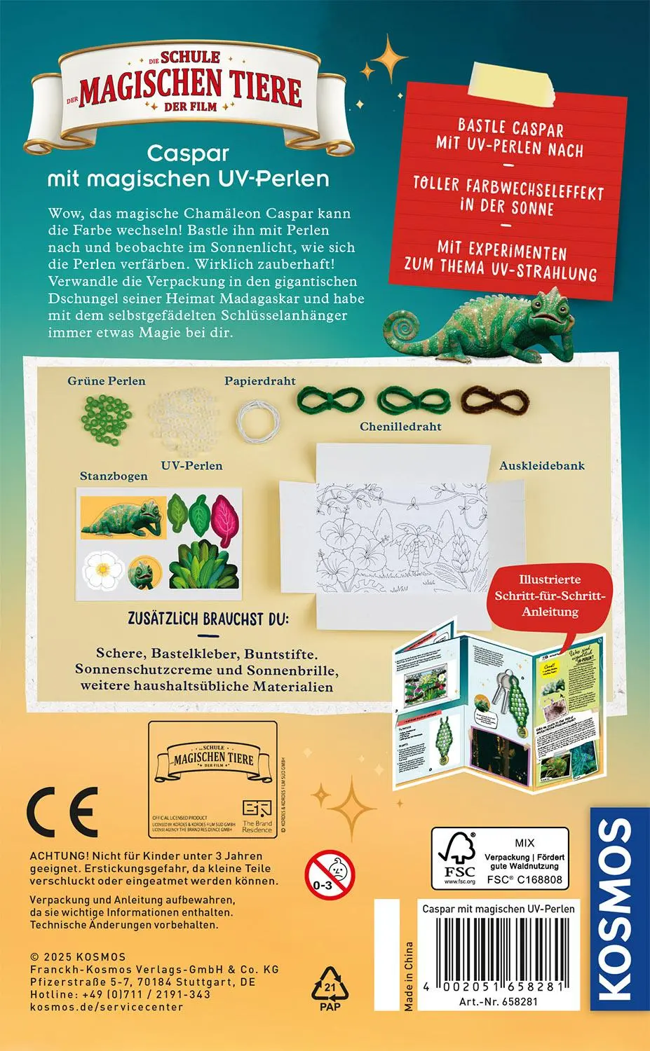 Bild: 4002051658281 | Die Schule der magischen Tiere - Caspar mit magischen UV-Perlen | 2025