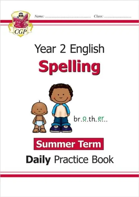 Cover: 9781789088281 | KS1 Spelling Year 2 Daily Practice Book: Summer Term | Cgp Books