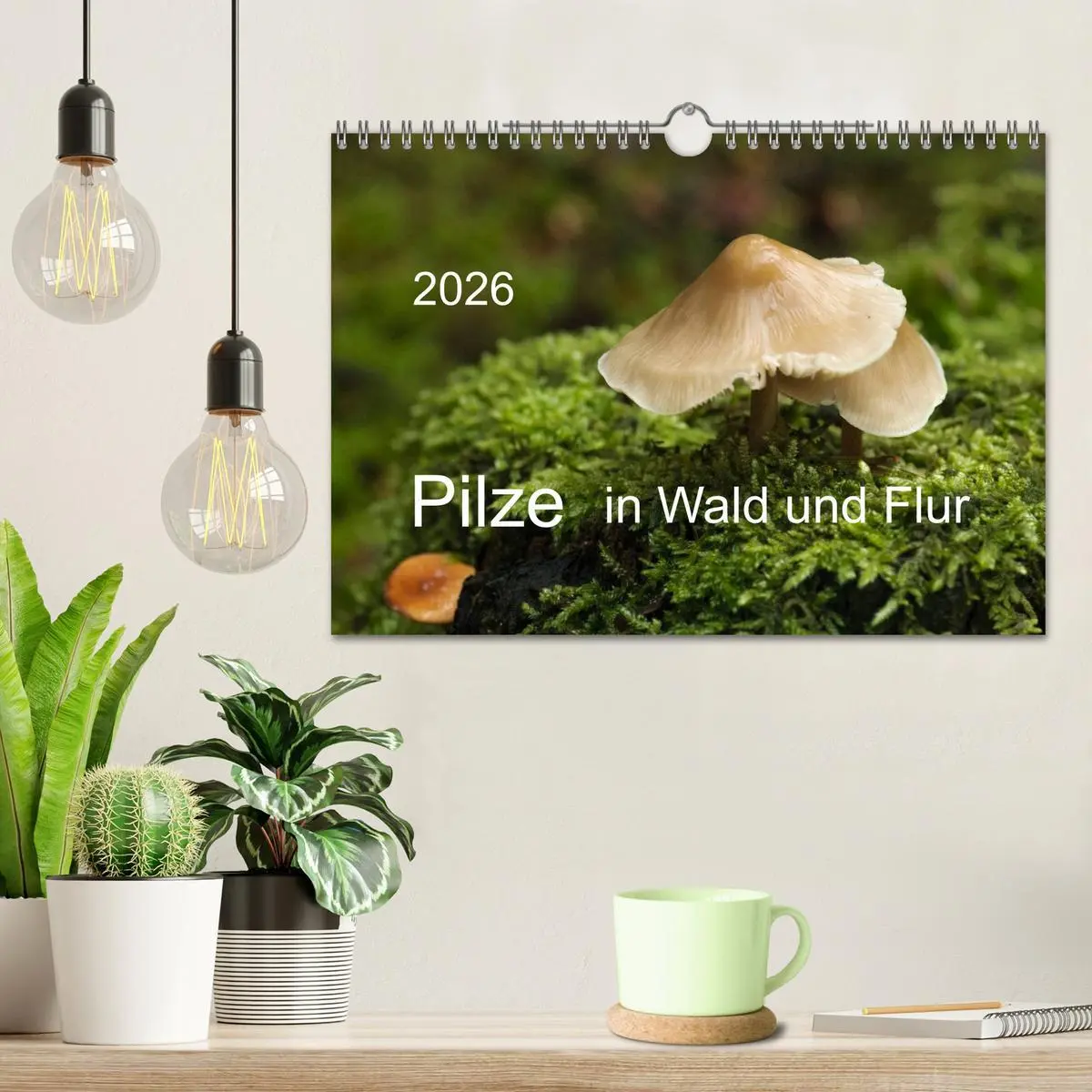 Bild: 9783516088281 | Pilze in Wald und Flur (Wandkalender 2026 DIN A4 quer), CALVENDO...