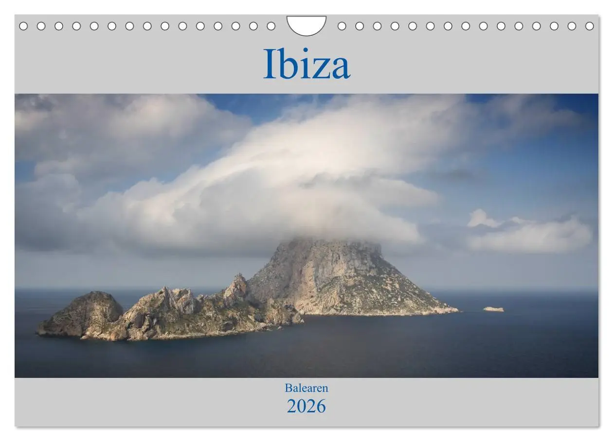 Cover: 9783516228281 | Ibiza - Balearen (Wandkalender 2026 DIN A4 quer), CALVENDO...