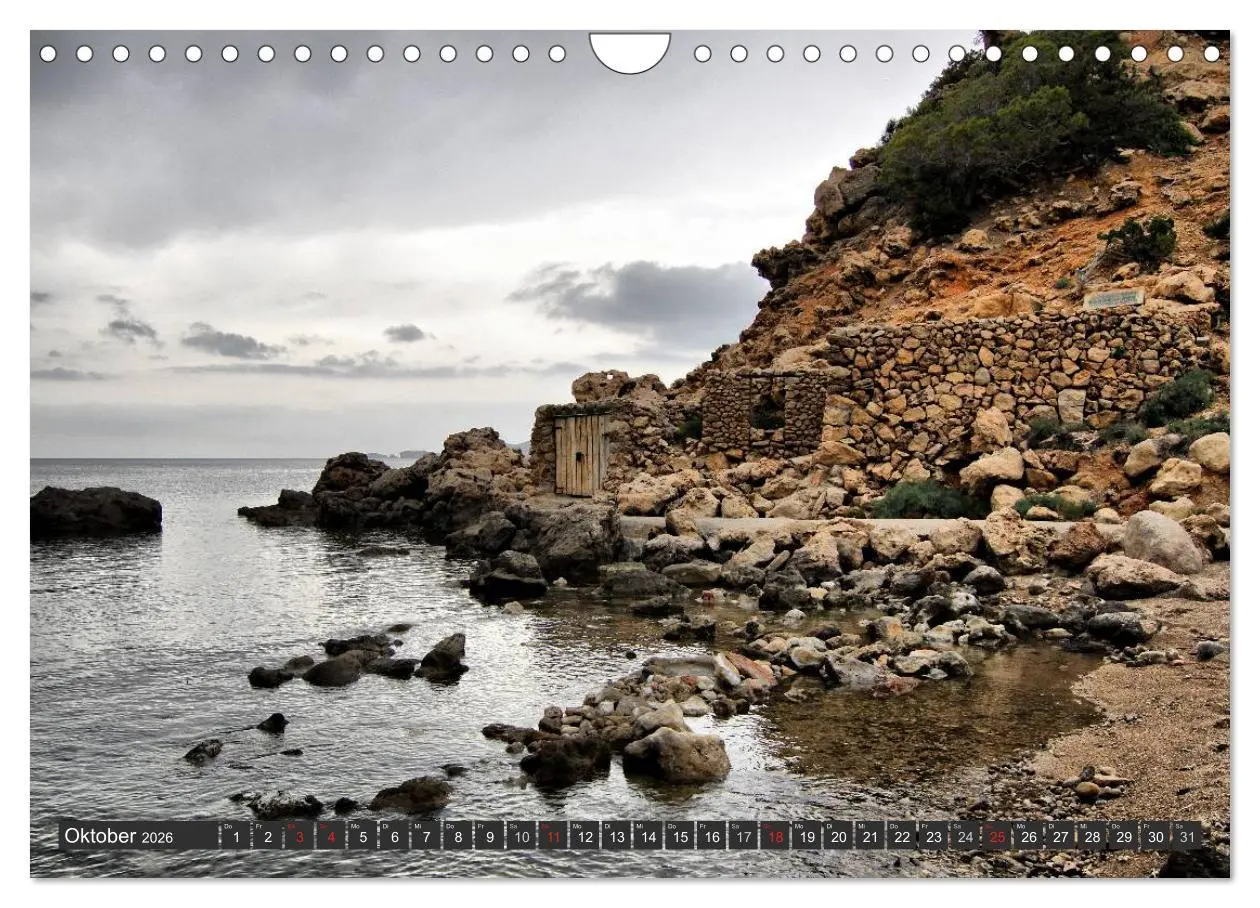Bild: 9783516228281 | Ibiza - Balearen (Wandkalender 2026 DIN A4 quer), CALVENDO...