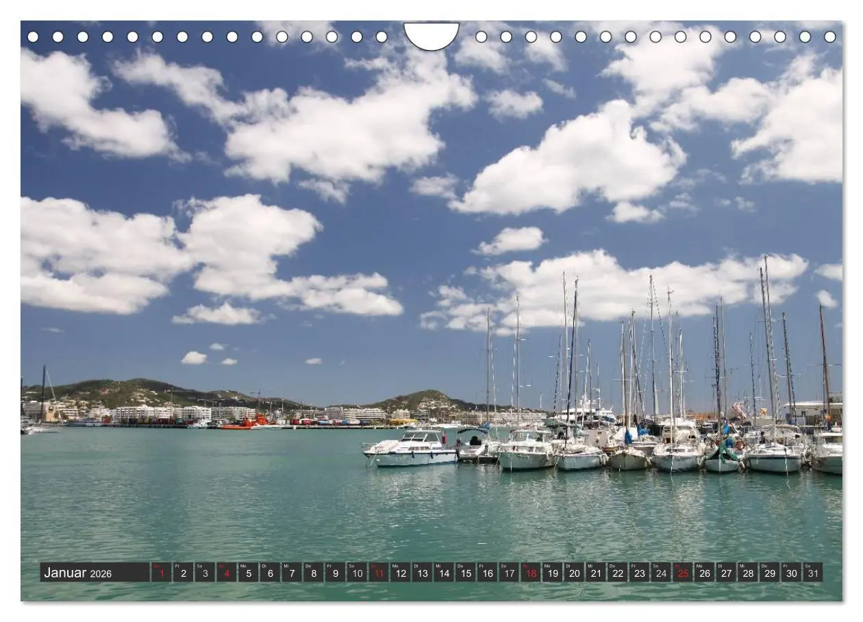 Bild: 9783516228281 | Ibiza - Balearen (Wandkalender 2026 DIN A4 quer), CALVENDO...
