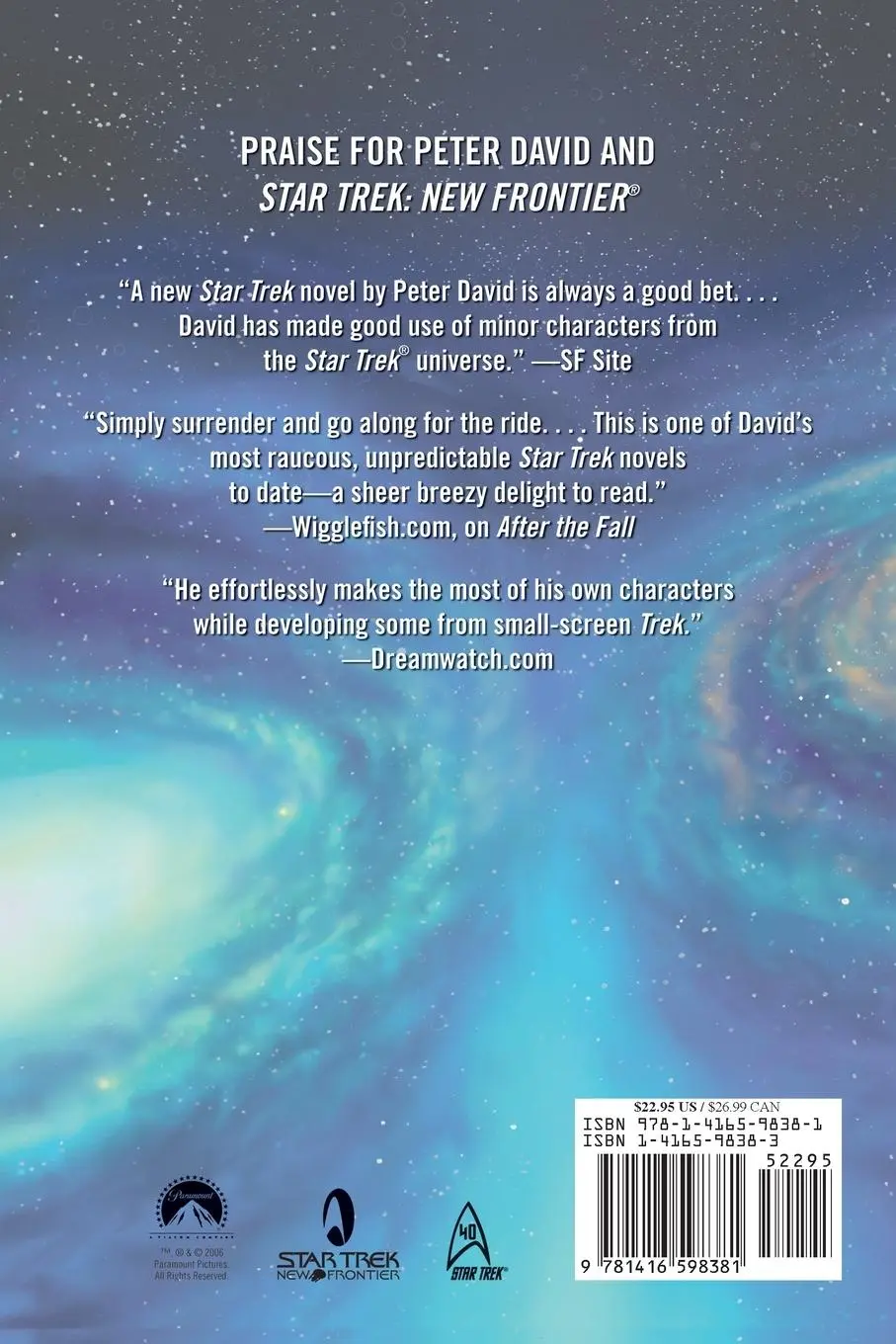 Rückseite: 9781416598381 | Missing in Action | Peter David | Taschenbuch | Englisch | 2008