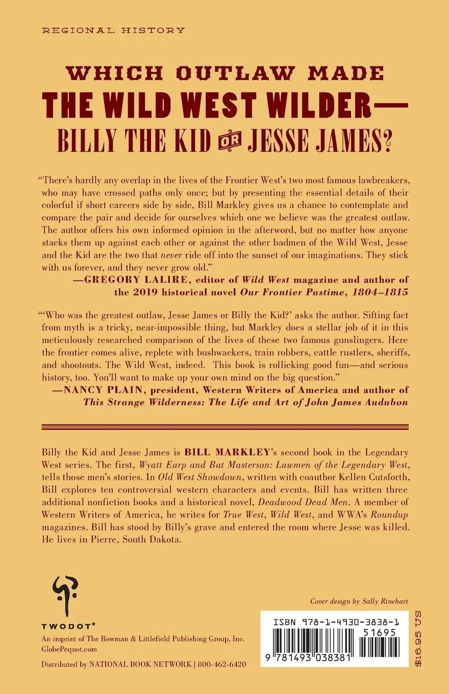 Rückseite: 9781493038381 | Billy the Kid and Jesse James | Outlaws of the Legendary West | Buch