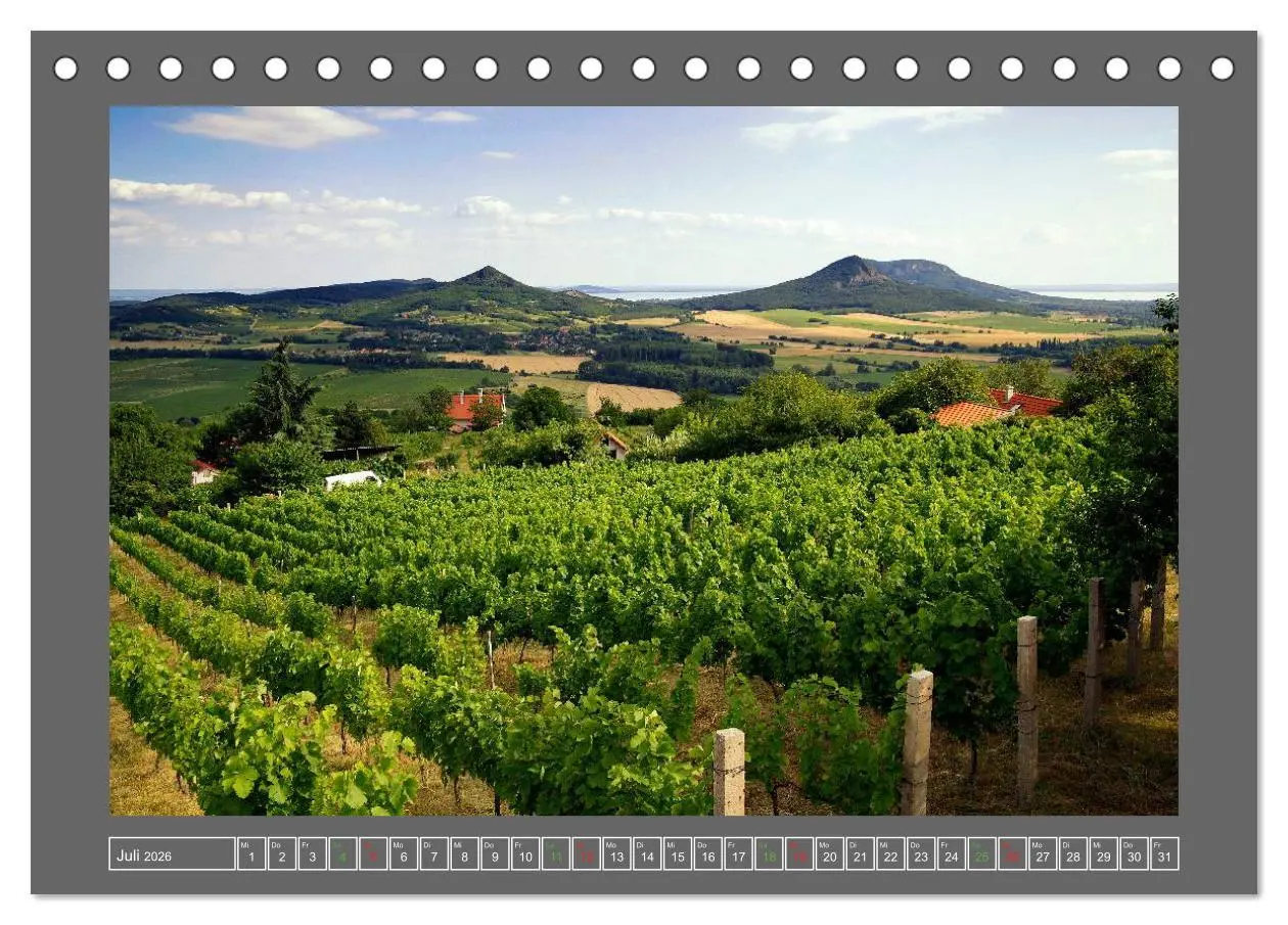 Bild: 9783516218381 | Ungarn - um den westlichen Balaton (Tischkalender 2026 DIN A5...