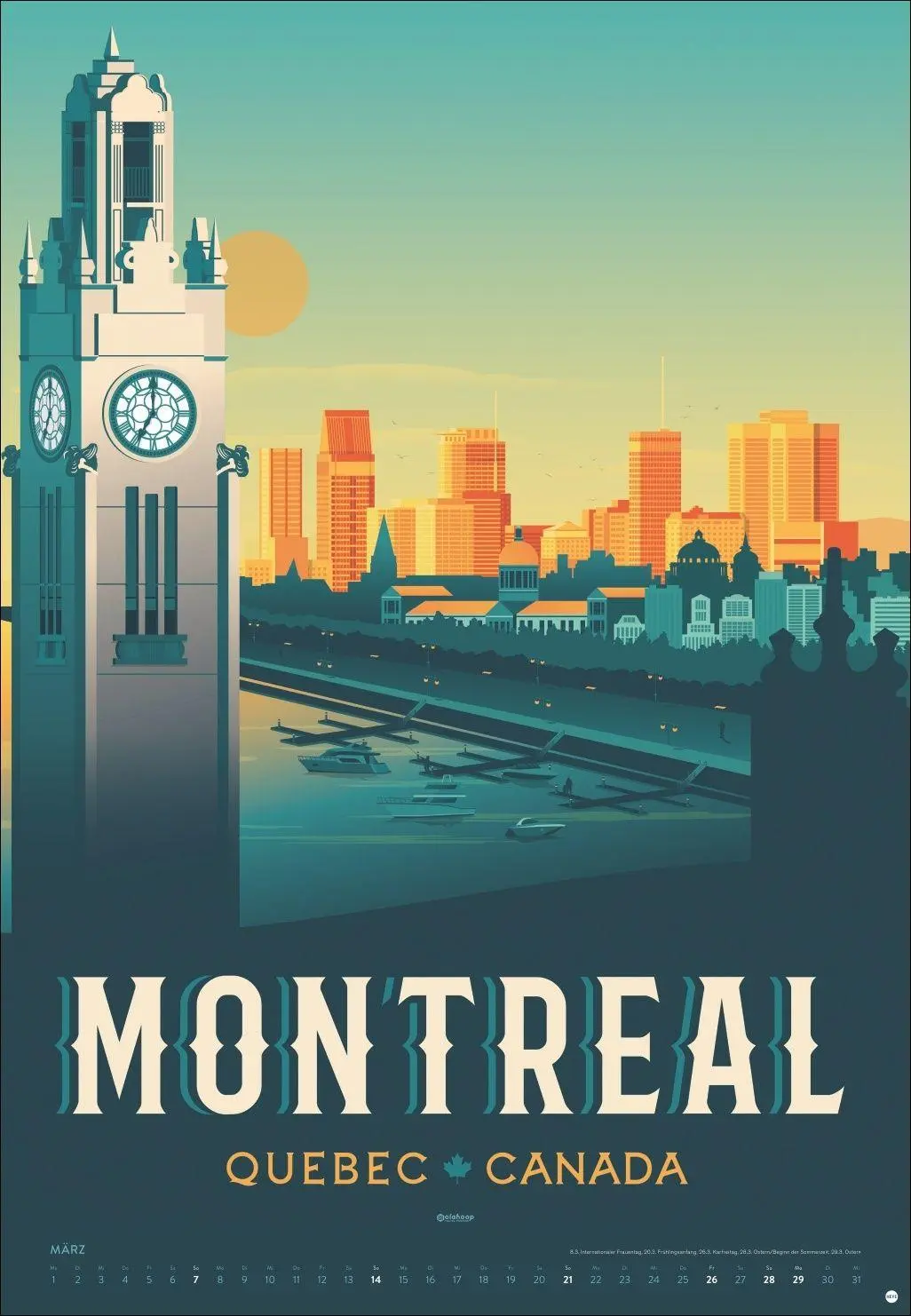 Bild: 9783756418381 | Travel the World Posterkalender 2027 | Olahoop Travel Posters | 14 S.