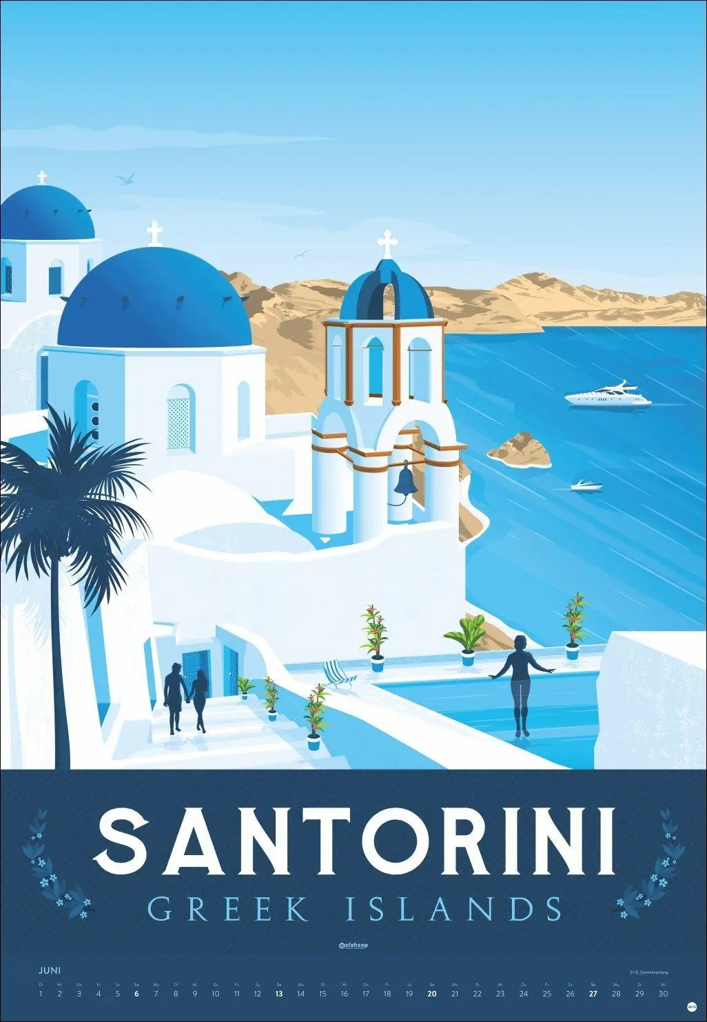 Bild: 9783756418381 | Travel the World Posterkalender 2027 | Olahoop Travel Posters | 14 S.