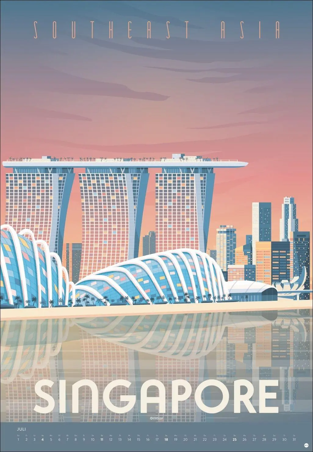 Bild: 9783756418381 | Travel the World Posterkalender 2027 | Olahoop Travel Posters | 14 S.