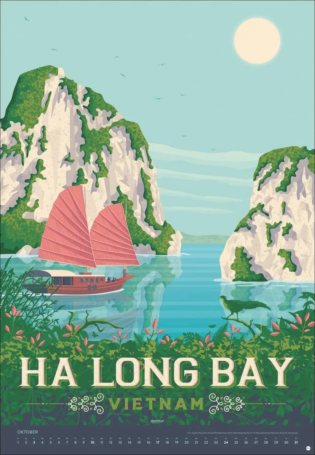 Bild: 9783756418381 | Travel the World Posterkalender 2027 | Olahoop Travel Posters | 14 S.