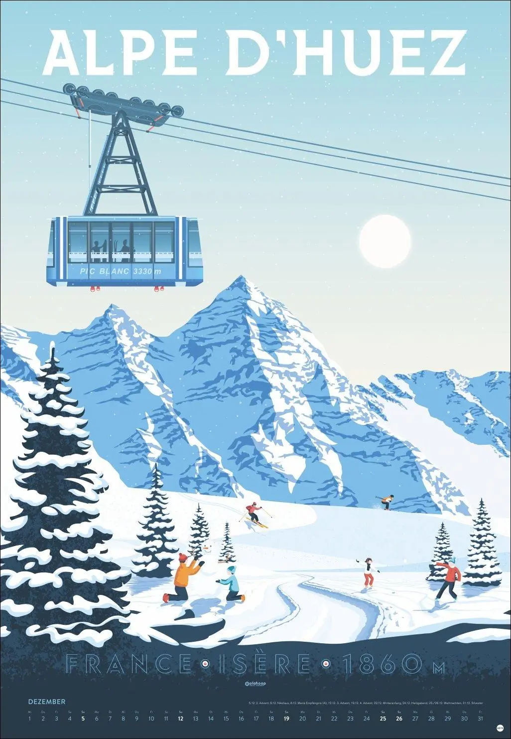 Bild: 9783756418381 | Travel the World Posterkalender 2027 | Olahoop Travel Posters | 14 S.