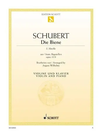 Cover: 9790001088381 | Die Biene | Franz Schubert | Buch | 8 S. | Deutsch | 1980