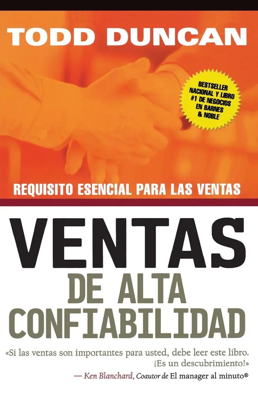Cover: 9780881138481 | Ventas de Alta Confiabilidad | Requisito Esencial Para Las Ventas