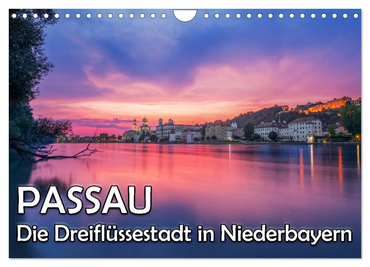 Cover: 9783457738481 | Passau - Die Dreiflüssestadt (Wandkalender 2026 DIN A4 quer),...