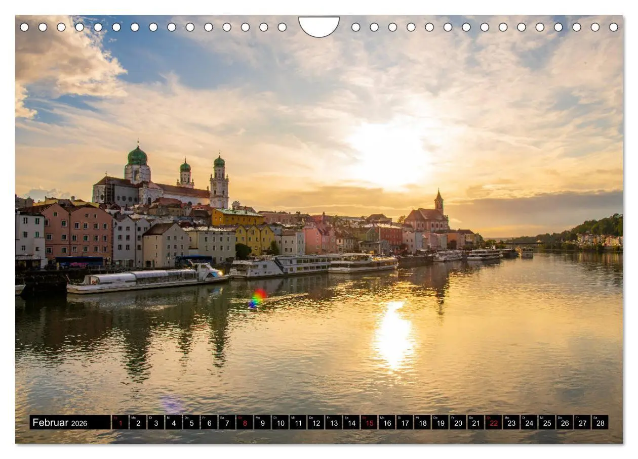 Bild: 9783457738481 | Passau - Die Dreiflüssestadt (Wandkalender 2026 DIN A4 quer),...