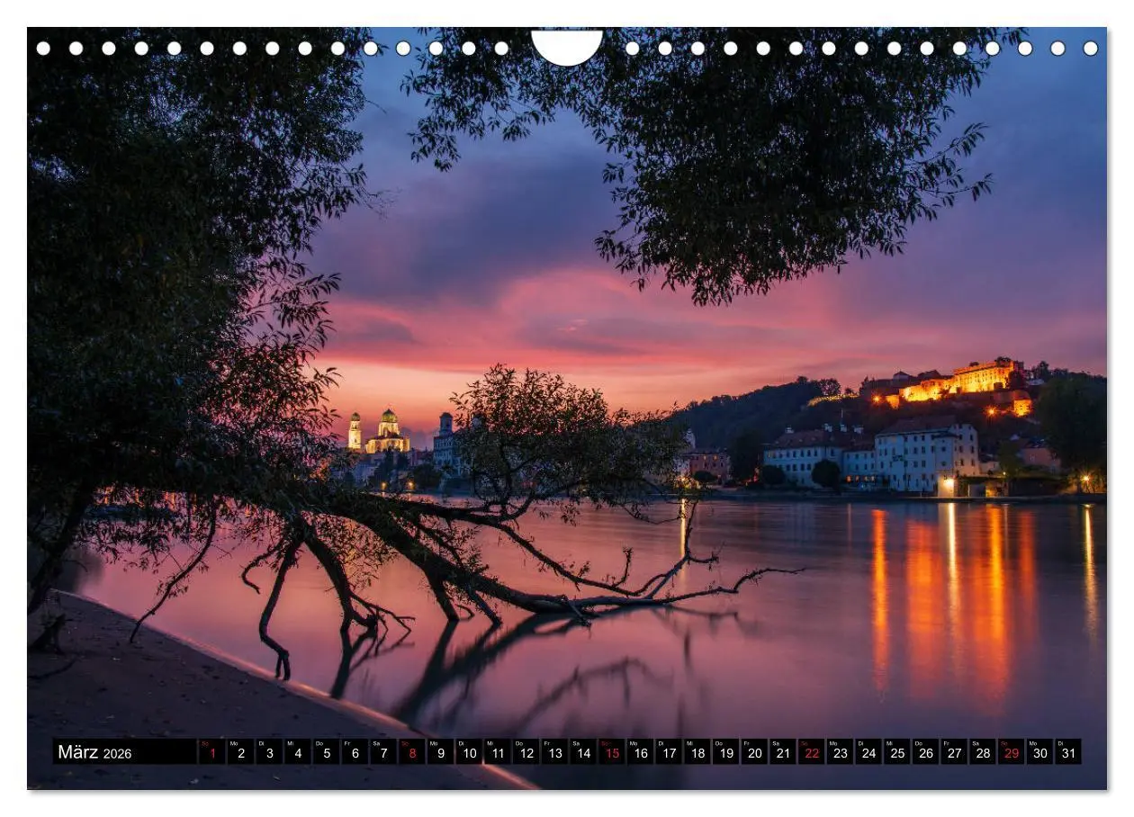 Bild: 9783457738481 | Passau - Die Dreiflüssestadt (Wandkalender 2026 DIN A4 quer),...