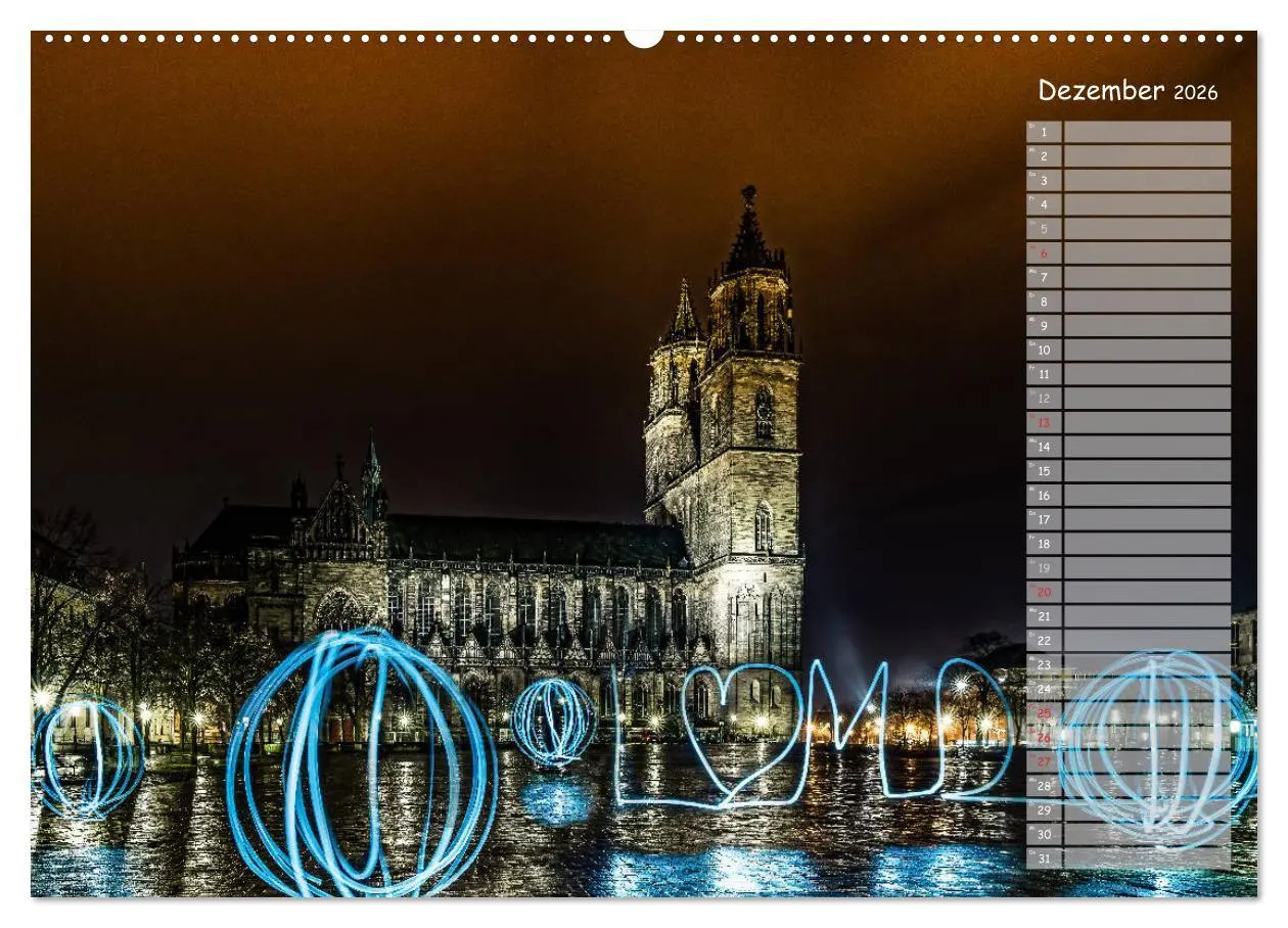 Bild: 9783457978481 | Der Magdeburger Dom 2026 (Wandkalender 2026 DIN A2 quer), CALVENDO...