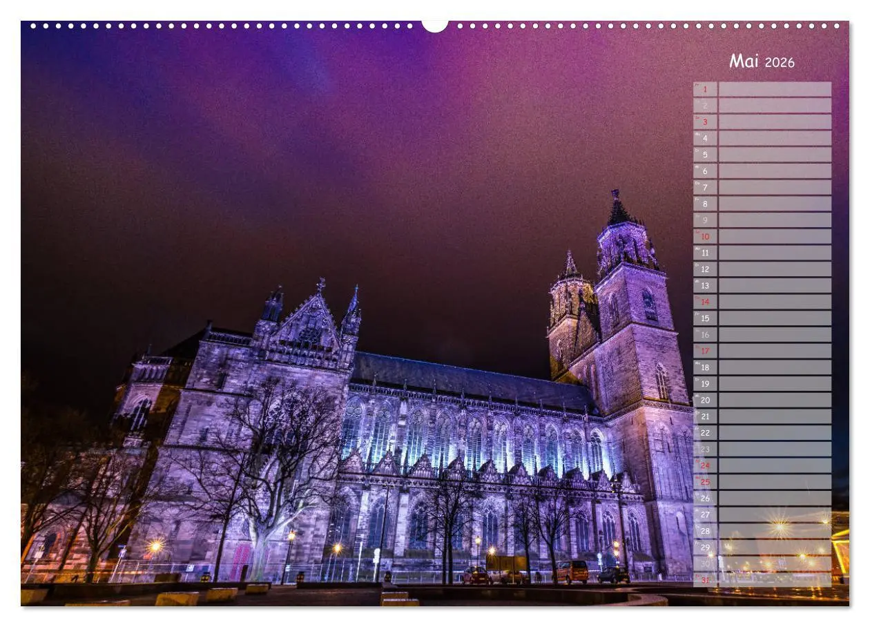 Bild: 9783457978481 | Der Magdeburger Dom 2026 (Wandkalender 2026 DIN A2 quer), CALVENDO...