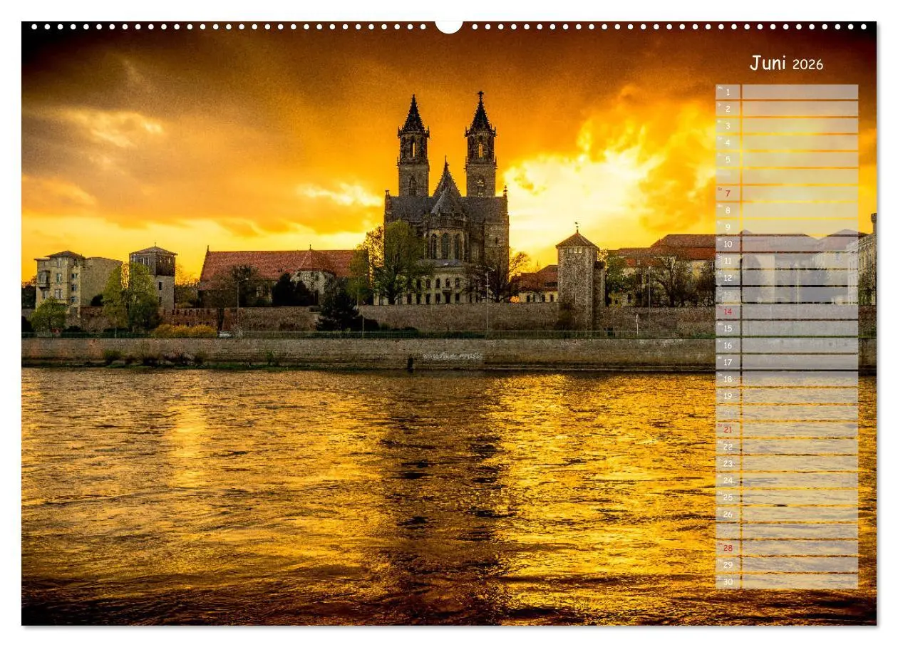 Bild: 9783457978481 | Der Magdeburger Dom 2026 (Wandkalender 2026 DIN A2 quer), CALVENDO...