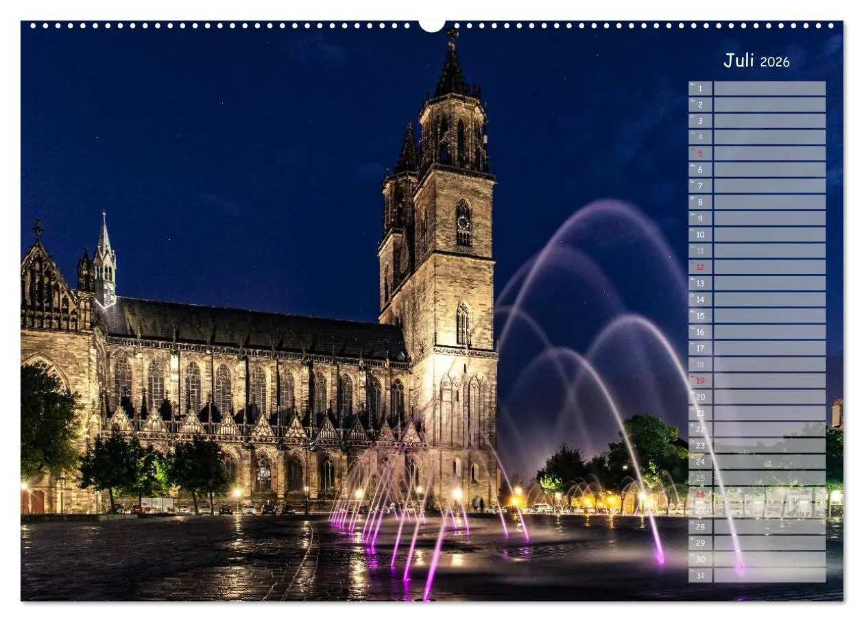 Bild: 9783457978481 | Der Magdeburger Dom 2026 (Wandkalender 2026 DIN A2 quer), CALVENDO...