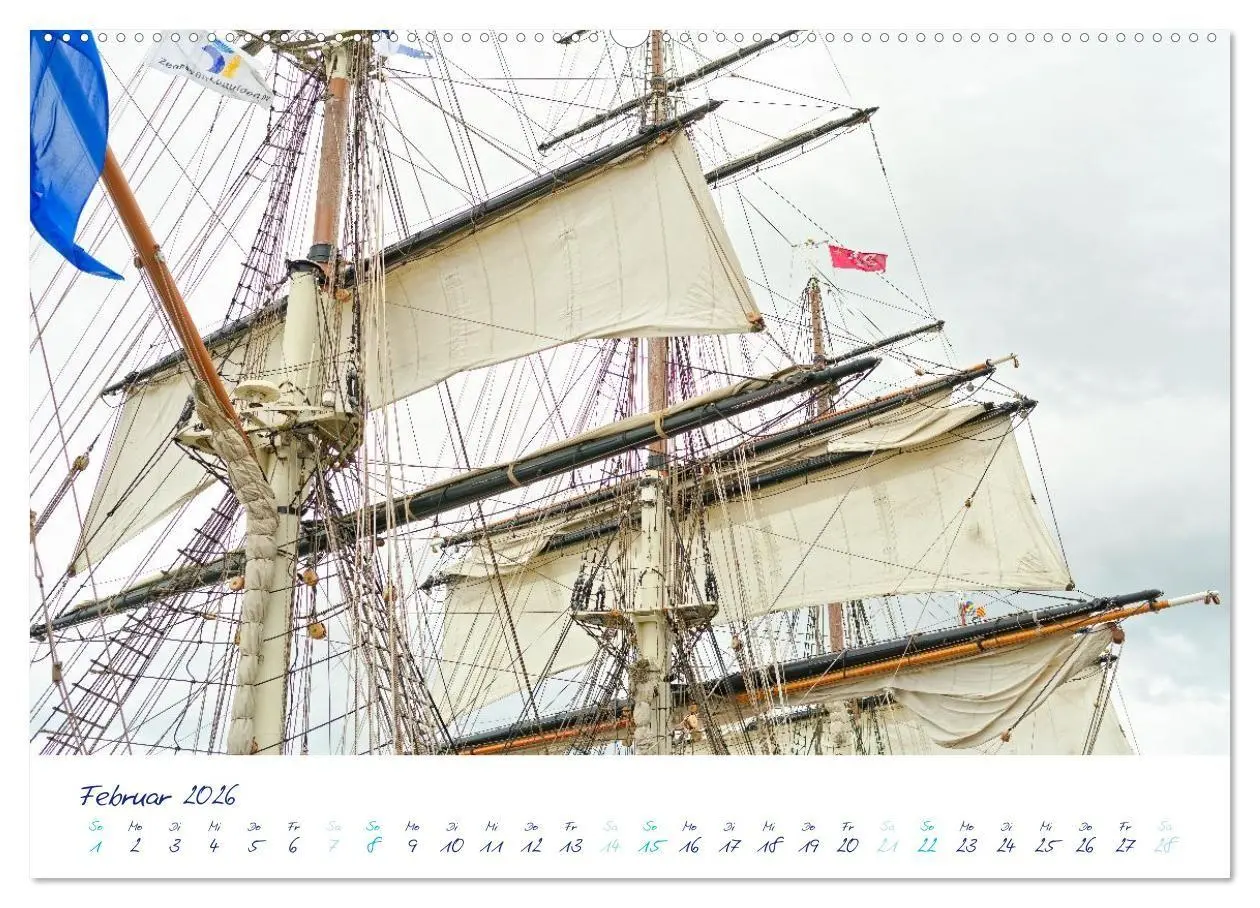 Bild: 9783516688481 | SAIL Amsterdam (hochwertiger Premium Wandkalender 2026 DIN A2...