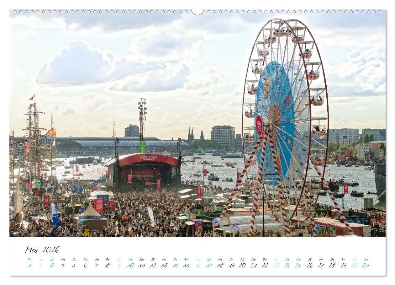 Bild: 9783516688481 | SAIL Amsterdam (hochwertiger Premium Wandkalender 2026 DIN A2...