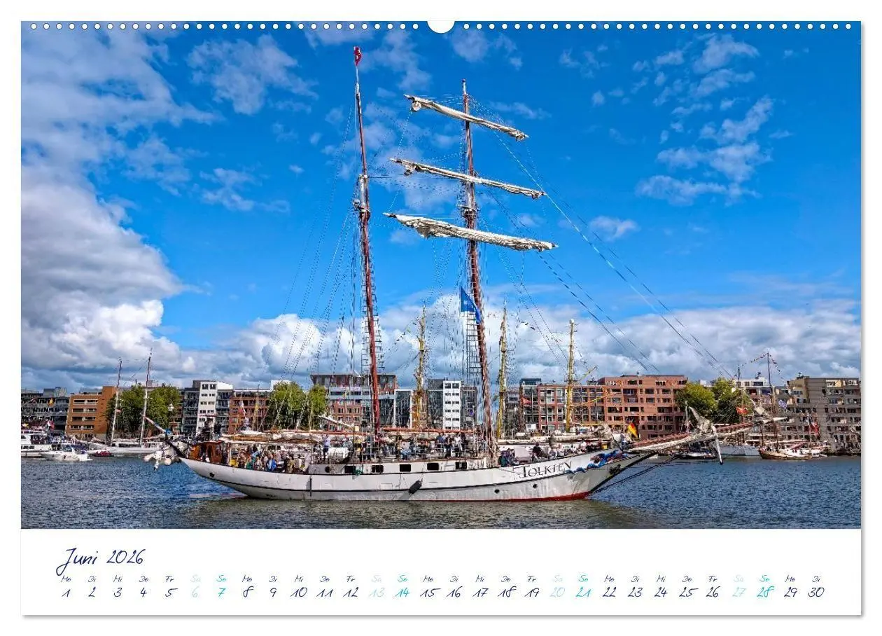 Bild: 9783516688481 | SAIL Amsterdam (hochwertiger Premium Wandkalender 2026 DIN A2...