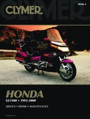 Cover: 9780892878581 | Honda GL1500 Gold Wing Motorcycle (1993-2000) Service Repair Manual