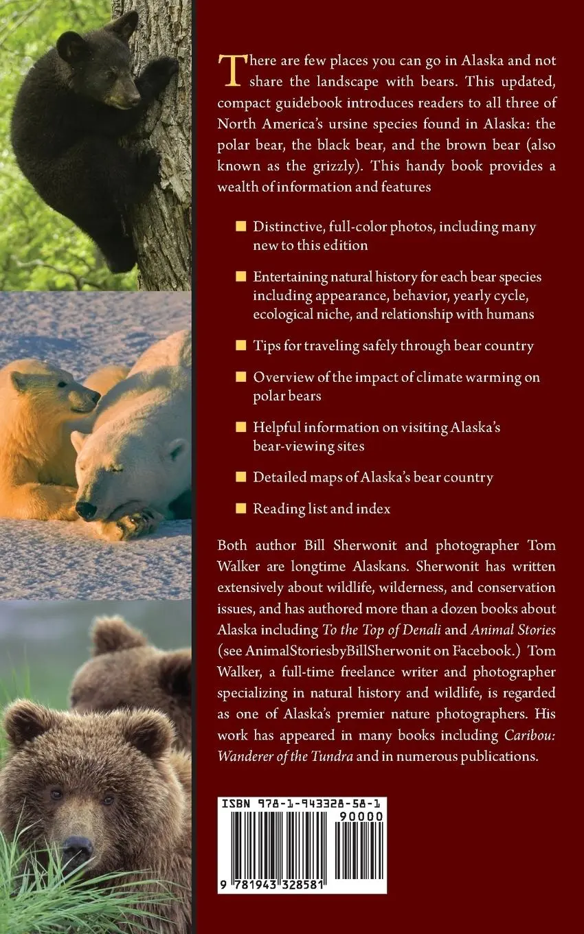 Rückseite: 9781943328581 | Alaska's Bears | Bill Sherwonit | Taschenbuch | Englisch | 2016