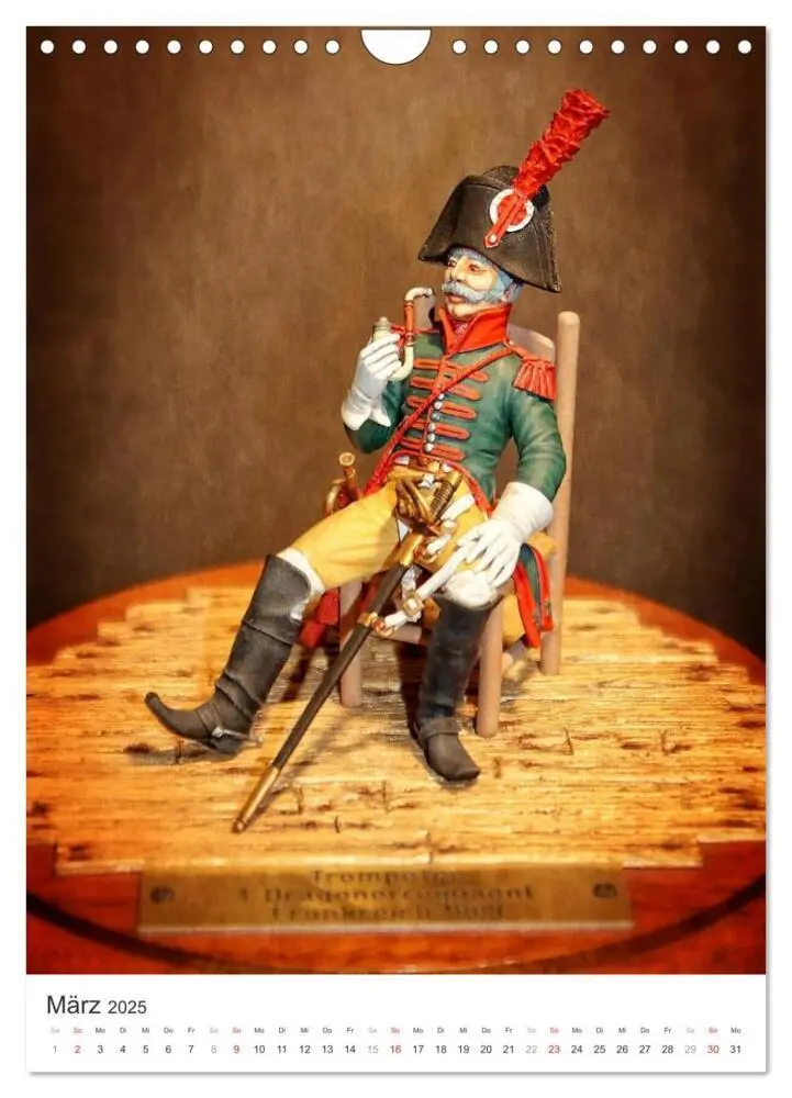 Bild: 9783457038581 | Historische Modellbaufiguren 2025 (Wandkalender 2025 DIN A4 hoch),...