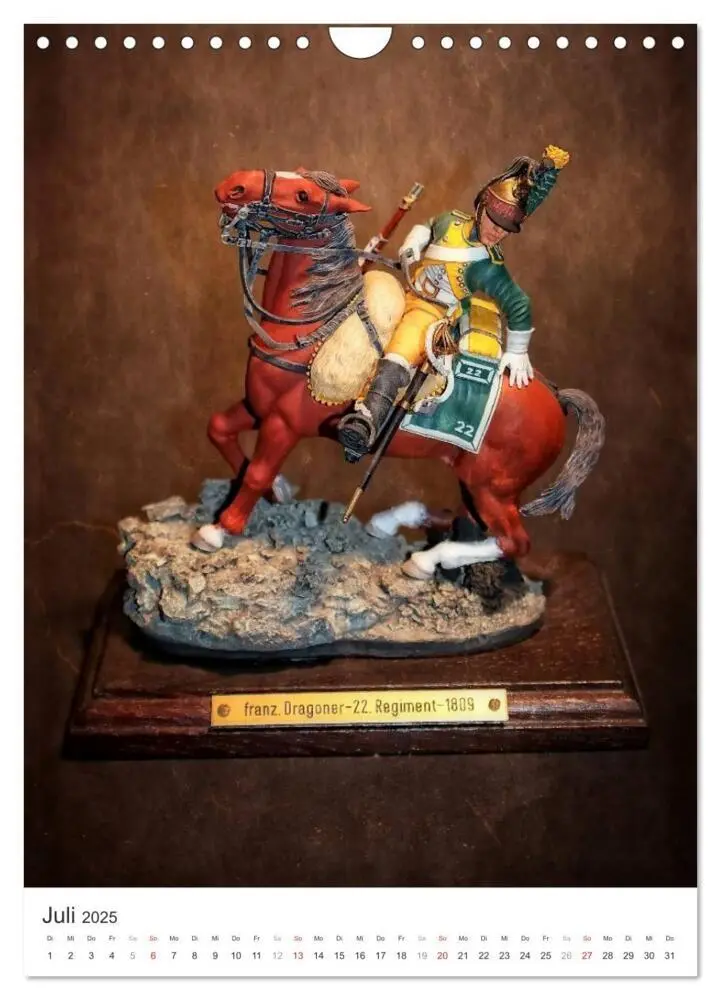 Bild: 9783457038581 | Historische Modellbaufiguren 2025 (Wandkalender 2025 DIN A4 hoch),...
