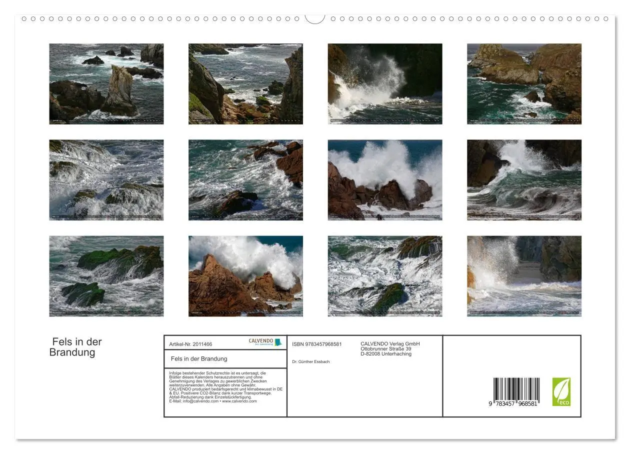 Bild: 9783457968581 | Fels in der Brandung (hochwertiger Premium Wandkalender 2026 DIN A2...