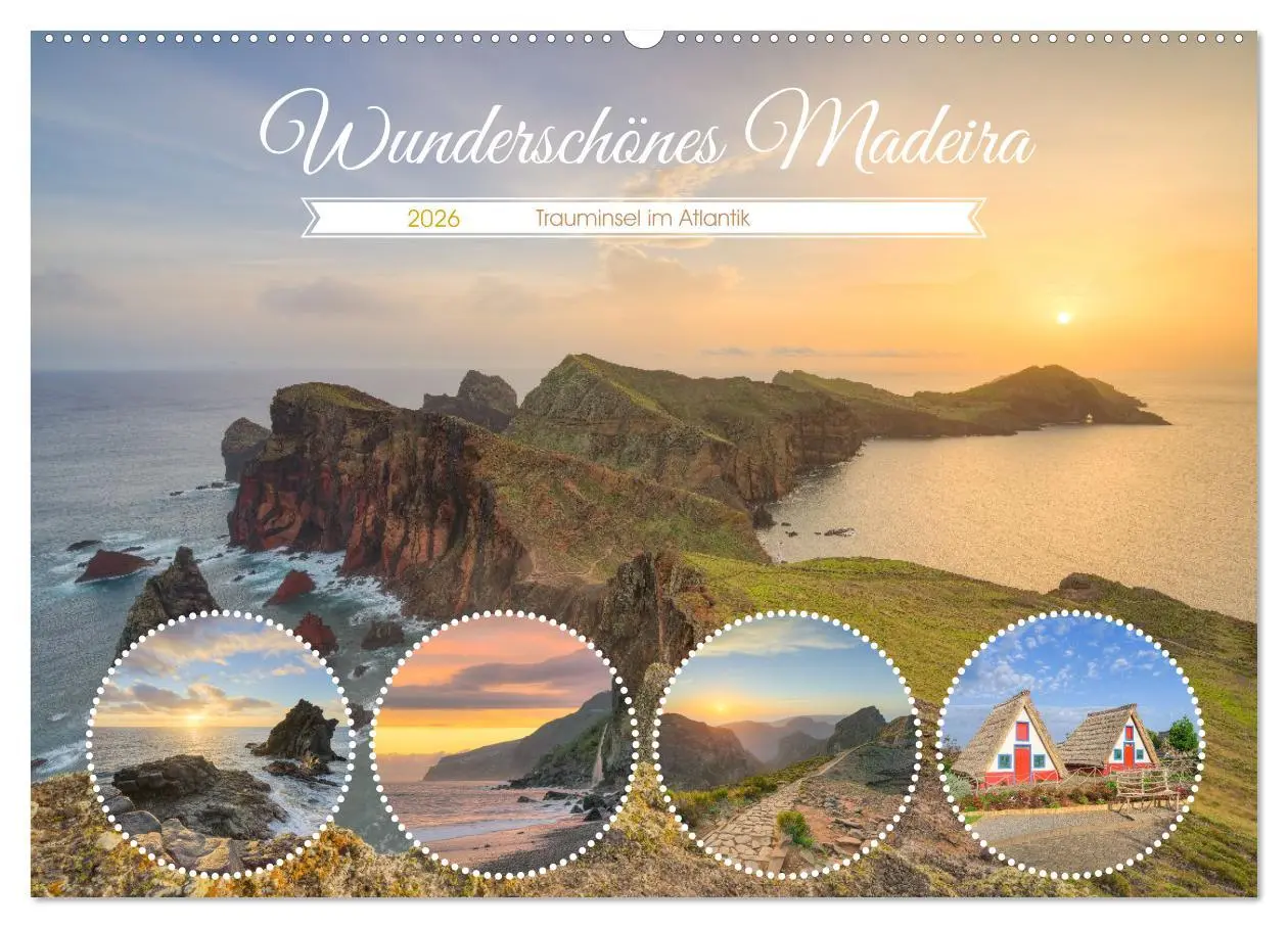 Cover: 9783516508581 | Wunderschönes Madeira (Wandkalender 2026 DIN A2 quer), CALVENDO...