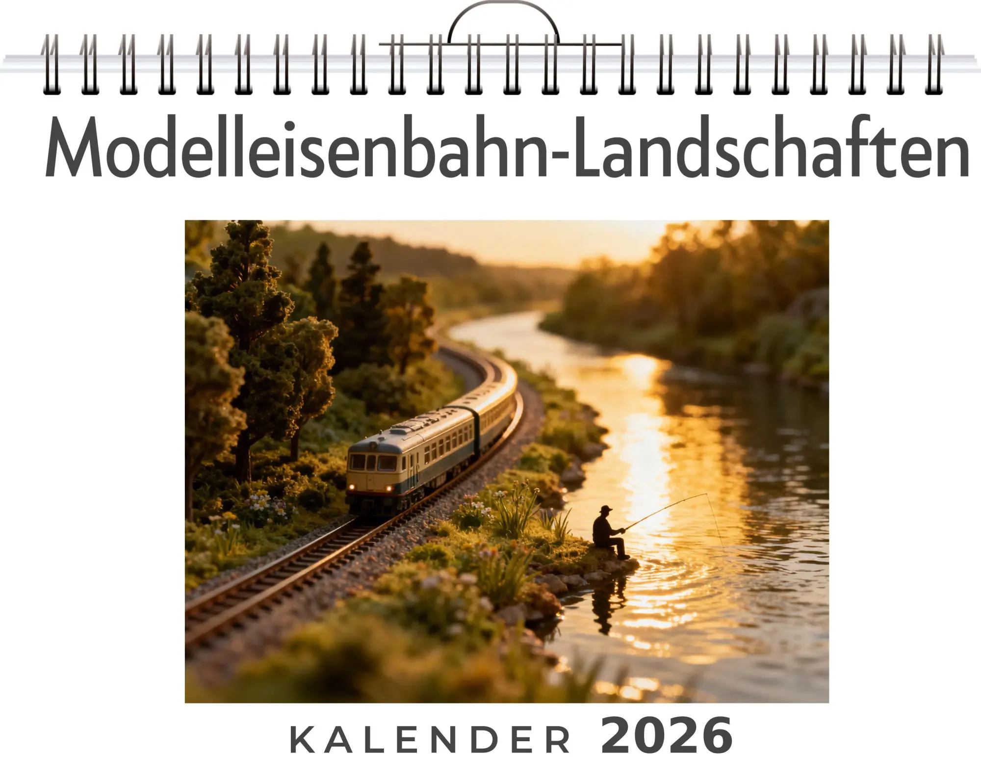 Cover: 9783695328581 | Modelleisenbahn-Landschaften | Nora Hoffmann | Kalender | Deutsch