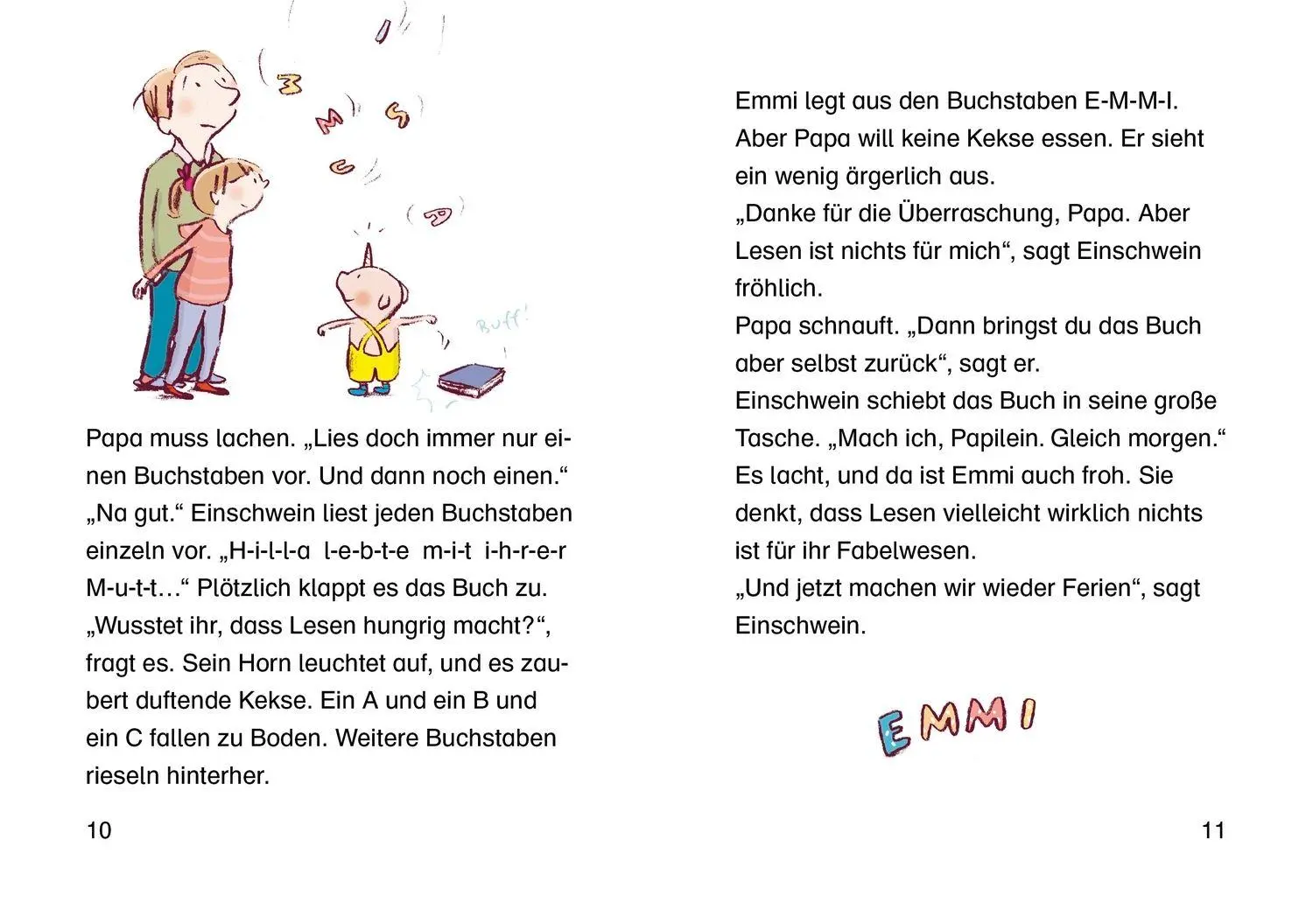 Bild: 9783751208581 | Emmi &amp; Einschwein. Lesen macht lustig | Mini-Ausgabe für die Schultüte