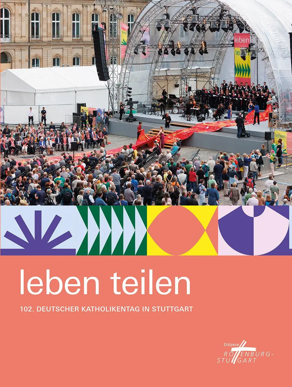 Cover: 9783796618581 | Leben teilen | 102. Deutscher Katholikentag in Stuttgart | Buch | 2024