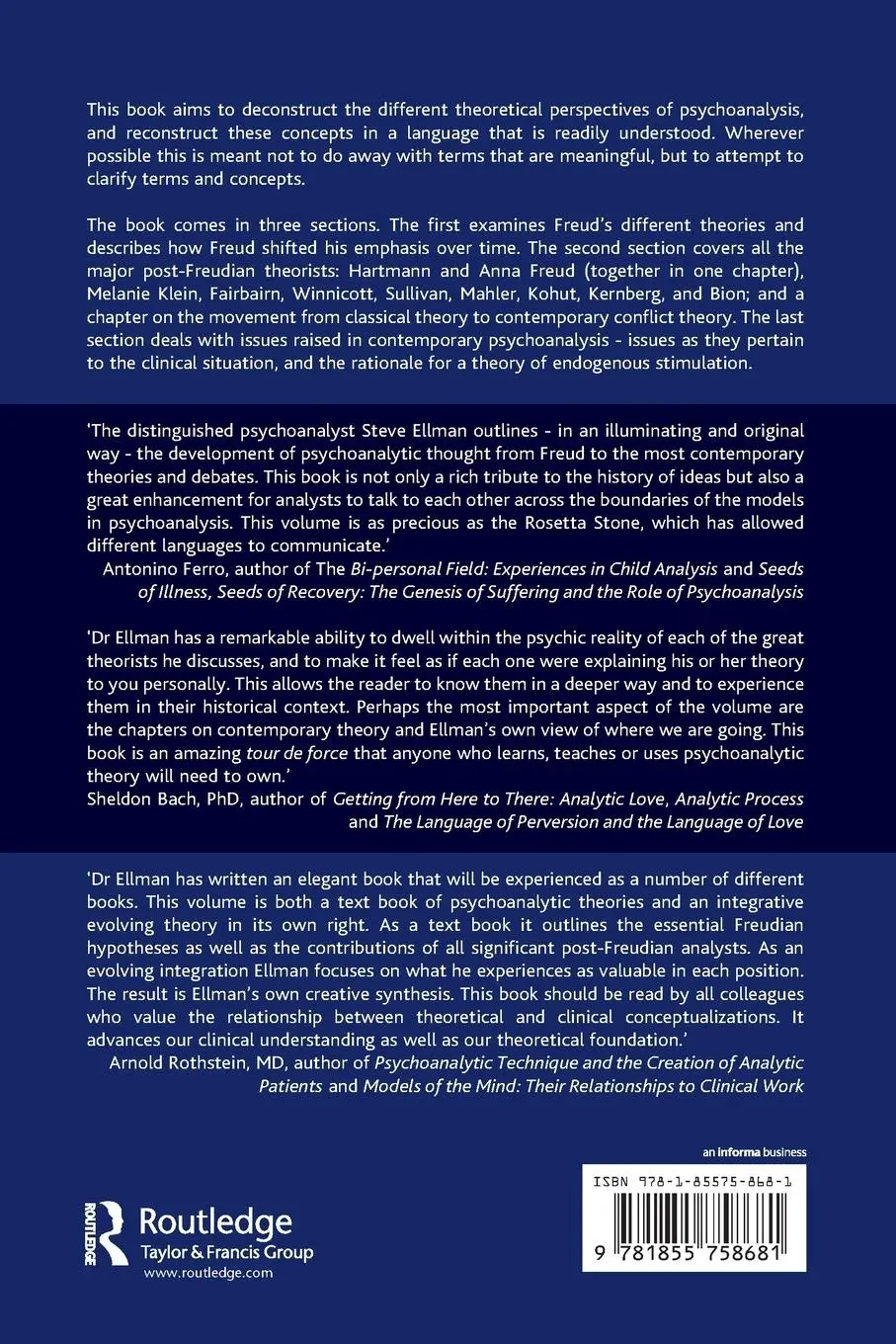 Rückseite: 9781855758681 | When Theories Touch | Steven J Ellman | Taschenbuch | Englisch | 2010