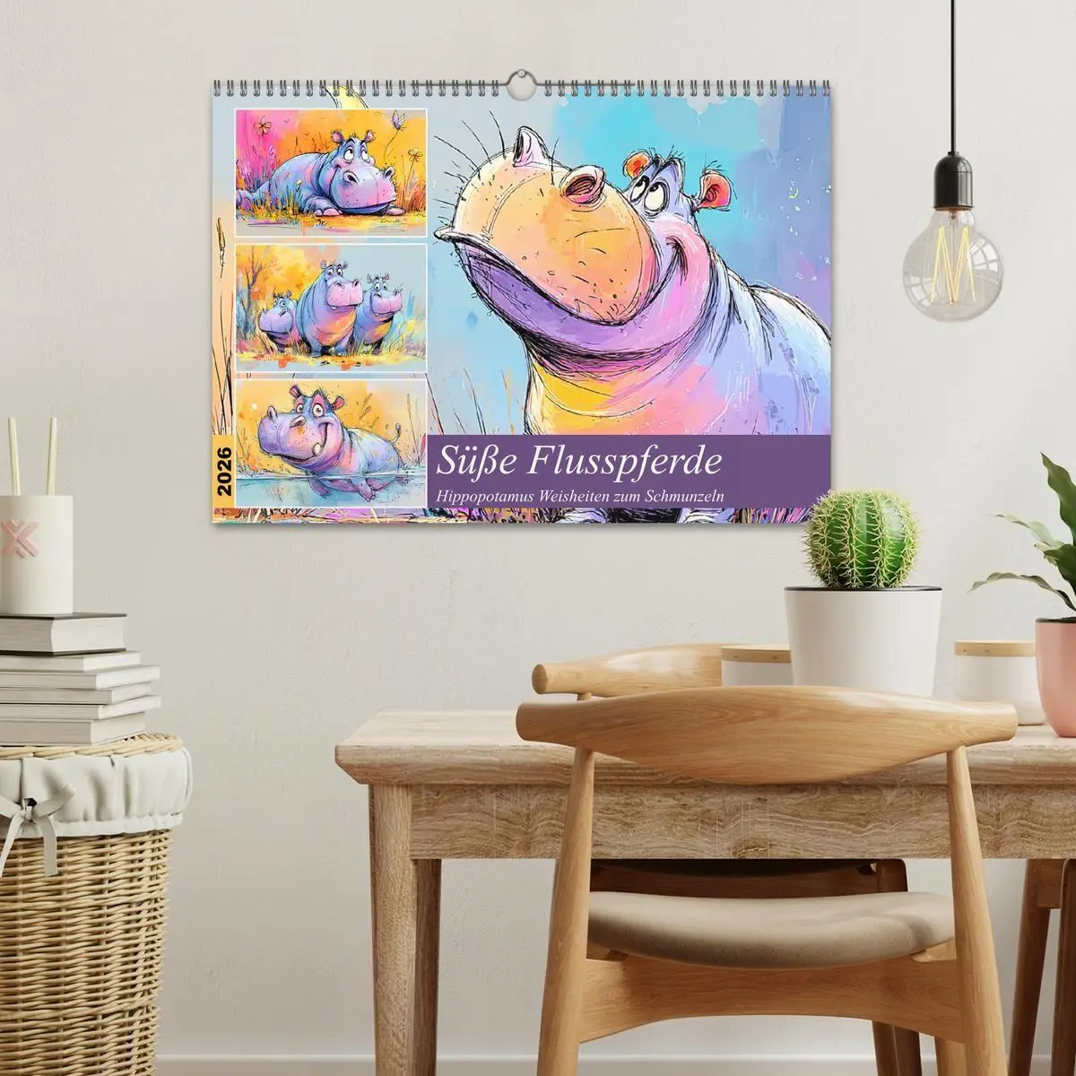 Bild: 9783516738681 | Süße Flusspferde. Hippopotamus Weisheiten zum Schmunzeln...