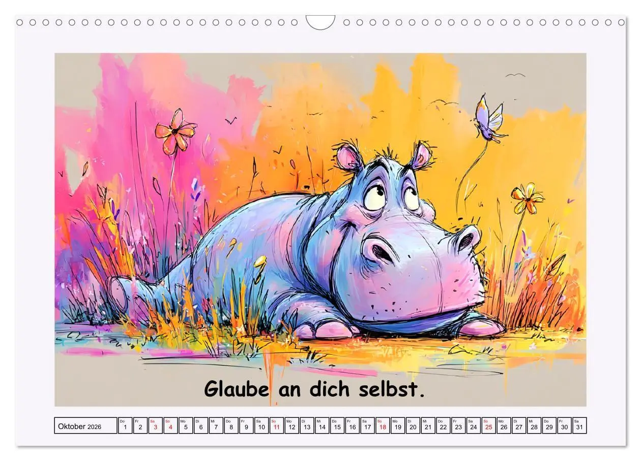 Bild: 9783516738681 | Süße Flusspferde. Hippopotamus Weisheiten zum Schmunzeln...