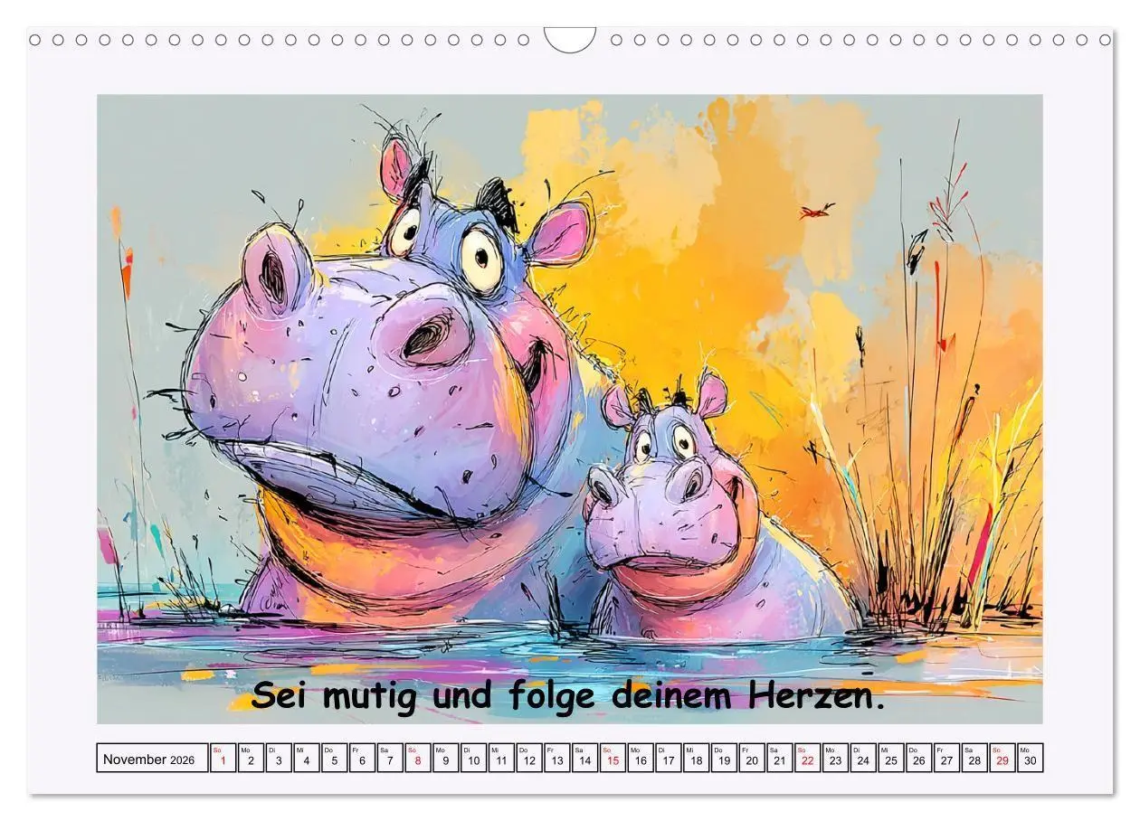 Bild: 9783516738681 | Süße Flusspferde. Hippopotamus Weisheiten zum Schmunzeln...