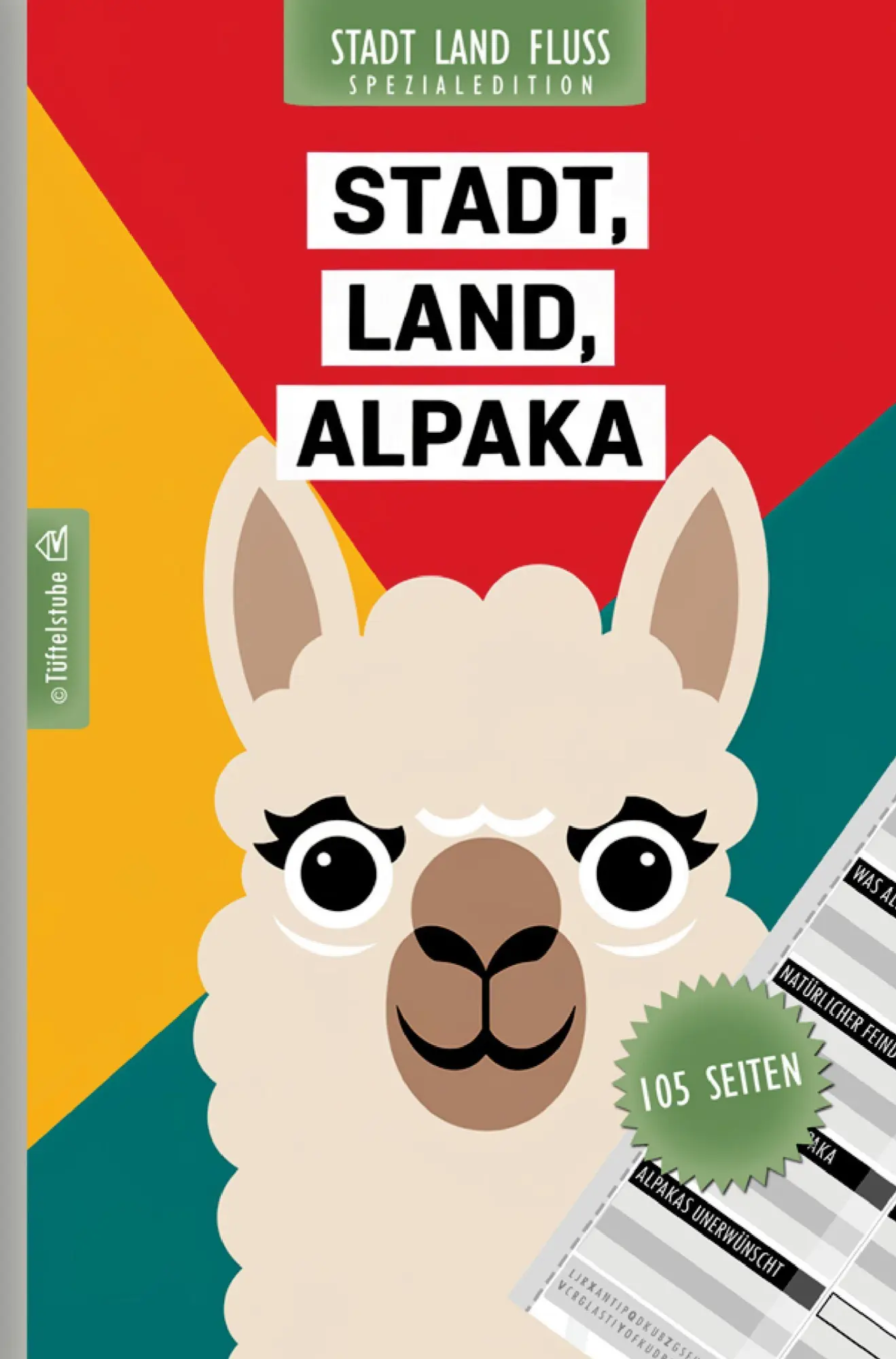Cover: 9783693198681 | Stadt, Land, Alpaka - 105 Seiten - Stadt-Land-Fluss-Spezialedition...