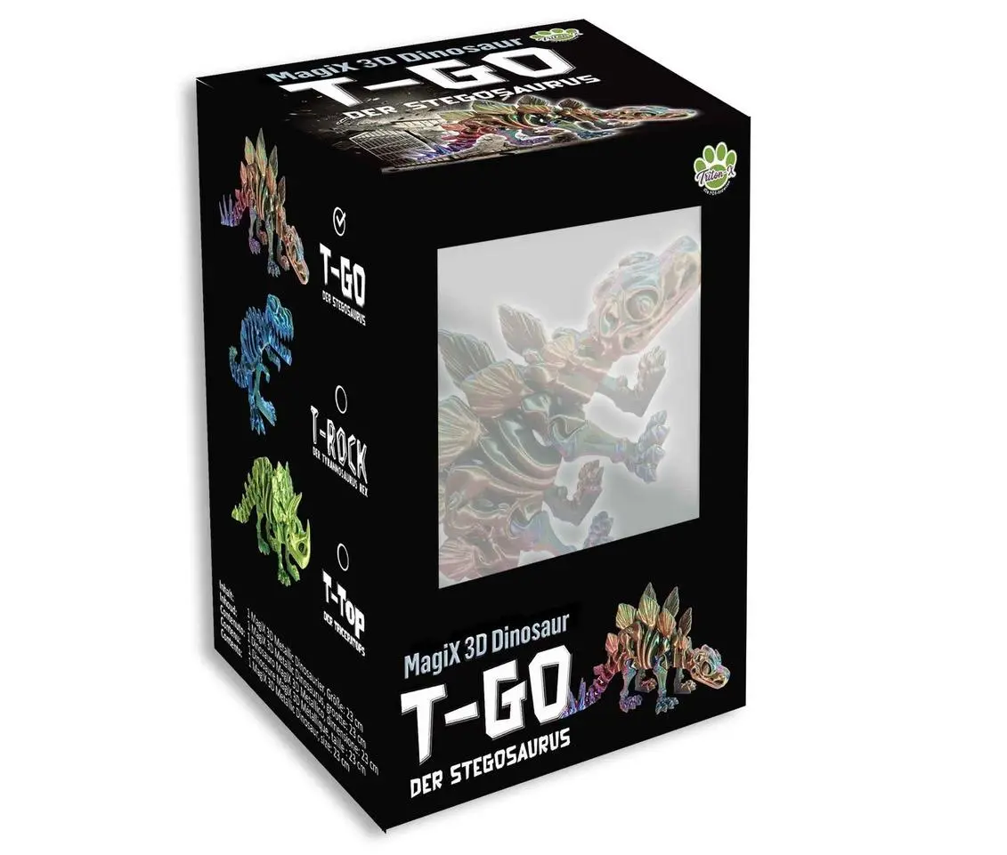 Cover: 4260478818781 | T-GO der Stegosaurus, 3D Metallic Dino 23cm | Deutsch | 2025
