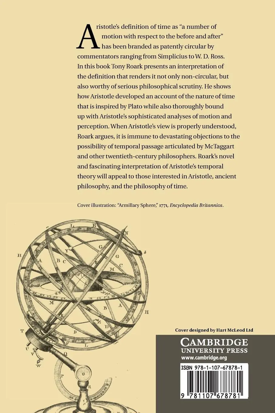 Rückseite: 9781107678781 | Aristotle on Time | A Study of the Physics | Tony Roark | Taschenbuch
