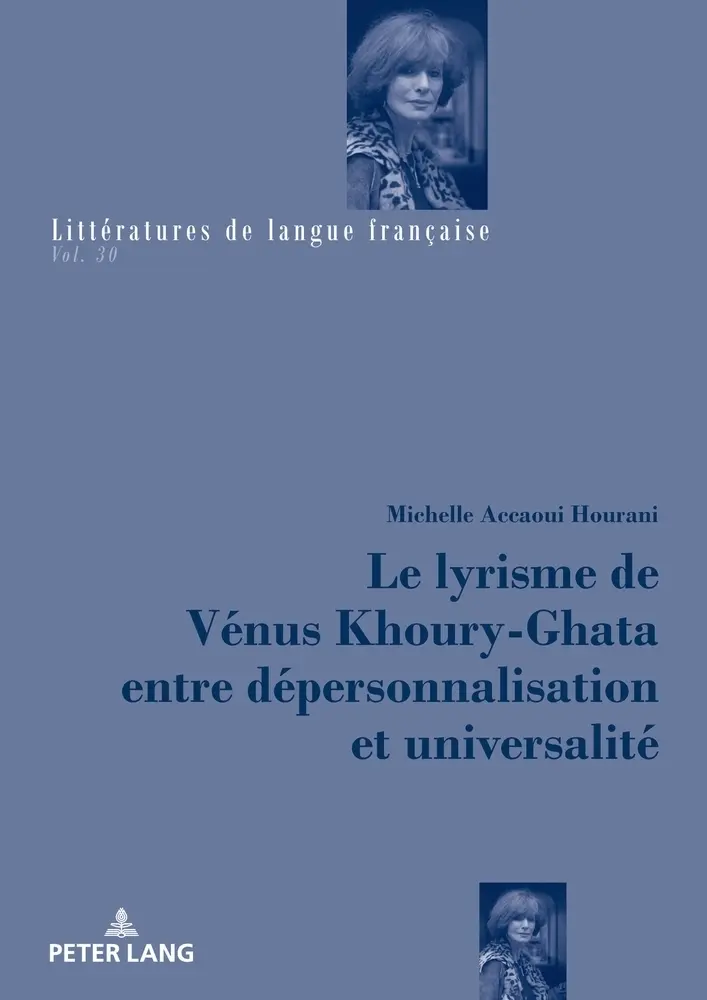 Cover: 9783034358781 | Le lyrisme de Vénus Khoury-Ghata entre dépersonnalisation et...