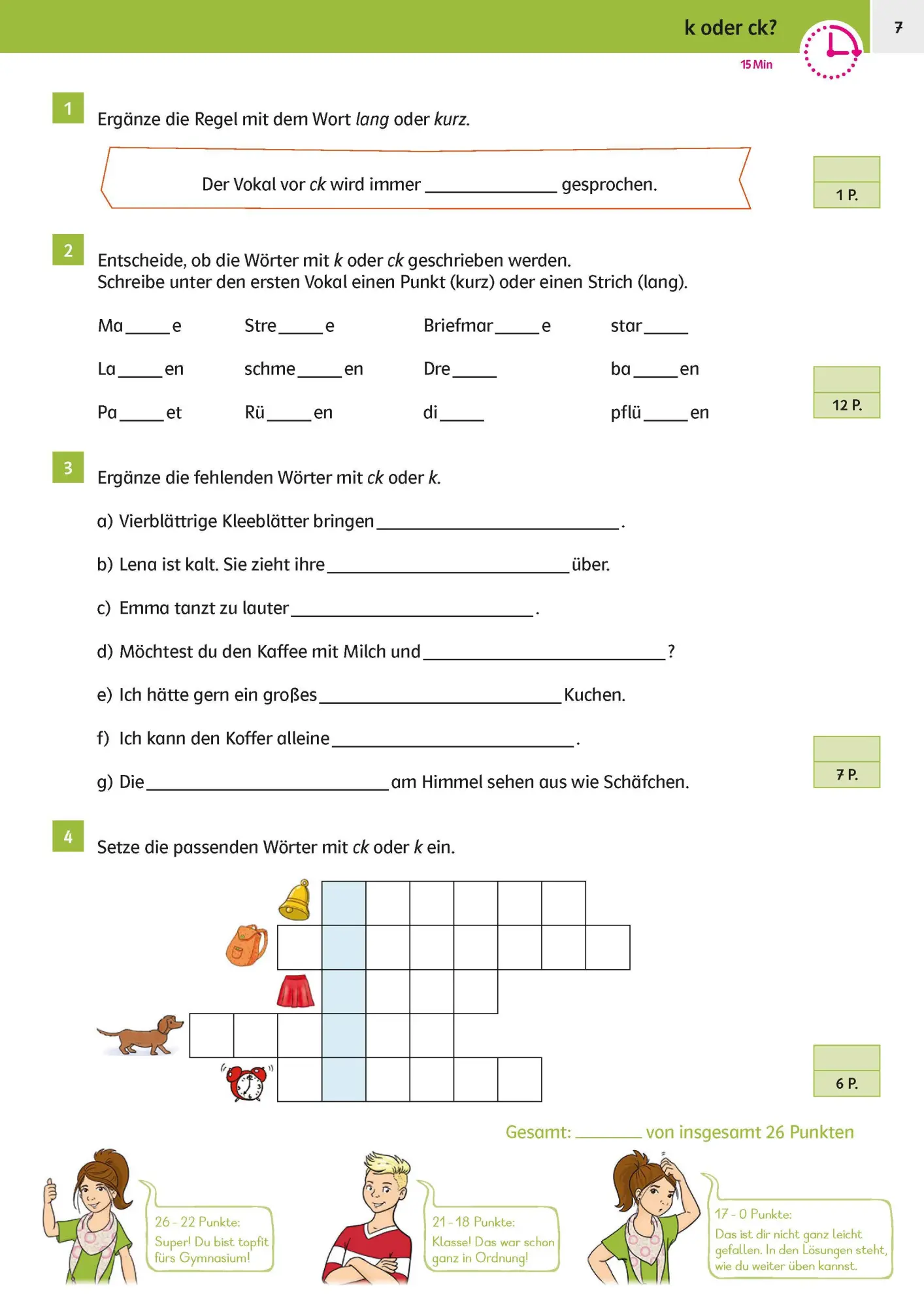 Bild: 9783129258781 | Sicher ins Gymnasium 15-Minuten-Kurztests Deutsch 4. Klasse | Buch