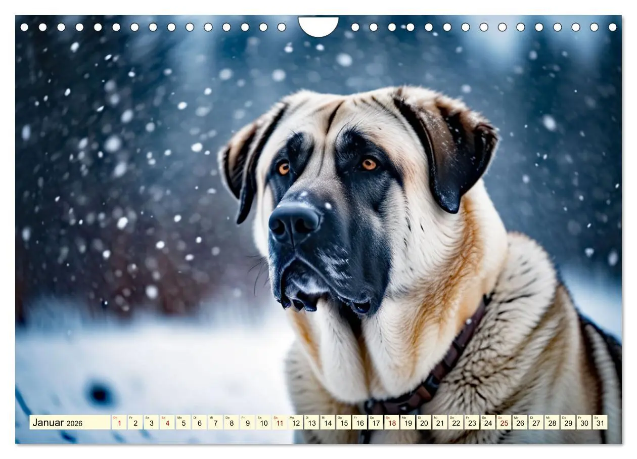 Bild: 9783457328781 | Kangal - der starke Herdenschutzhund (Wandkalender 2026 DIN A4...