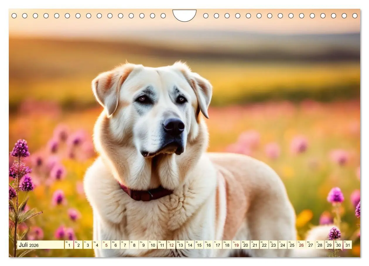 Bild: 9783457328781 | Kangal - der starke Herdenschutzhund (Wandkalender 2026 DIN A4...