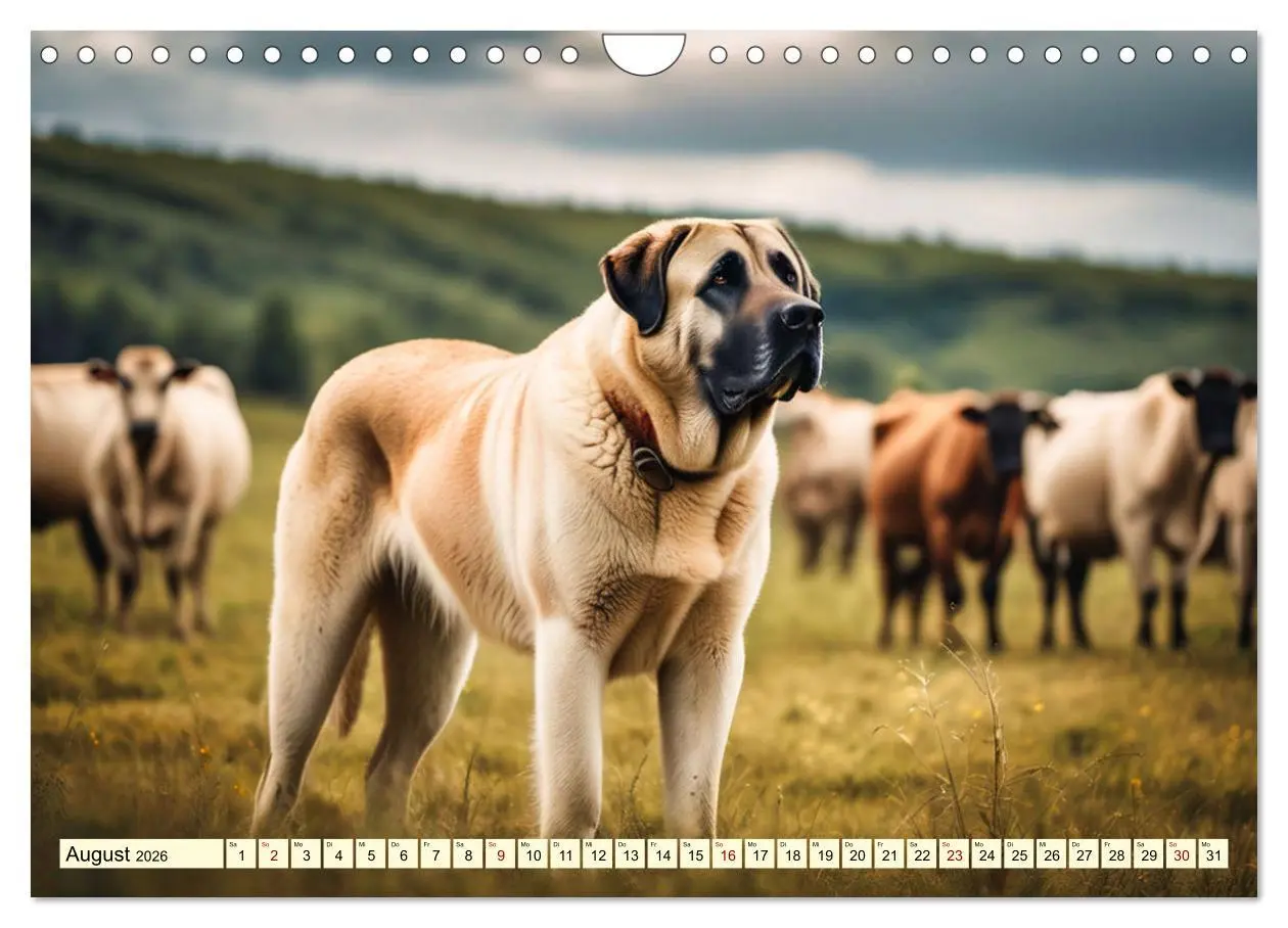 Bild: 9783457328781 | Kangal - der starke Herdenschutzhund (Wandkalender 2026 DIN A4...