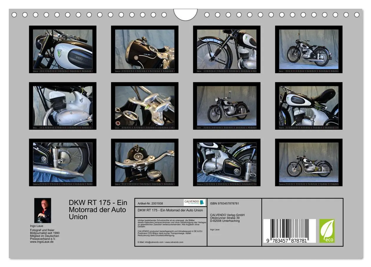 Bild: 9783457878781 | DKW RT 175 - Ein Motorrad der Auto Union (Wandkalender 2026 DIN A4...
