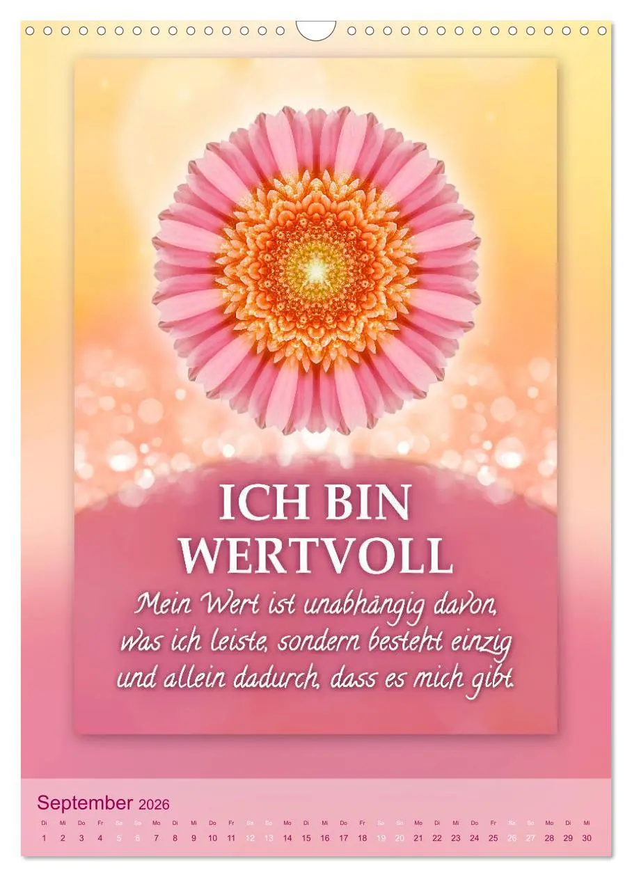 Bild: 9783516418781 | ICH BIN Licht und Liebe - Kalender (Wandkalender 2026 DIN A3 hoch),...