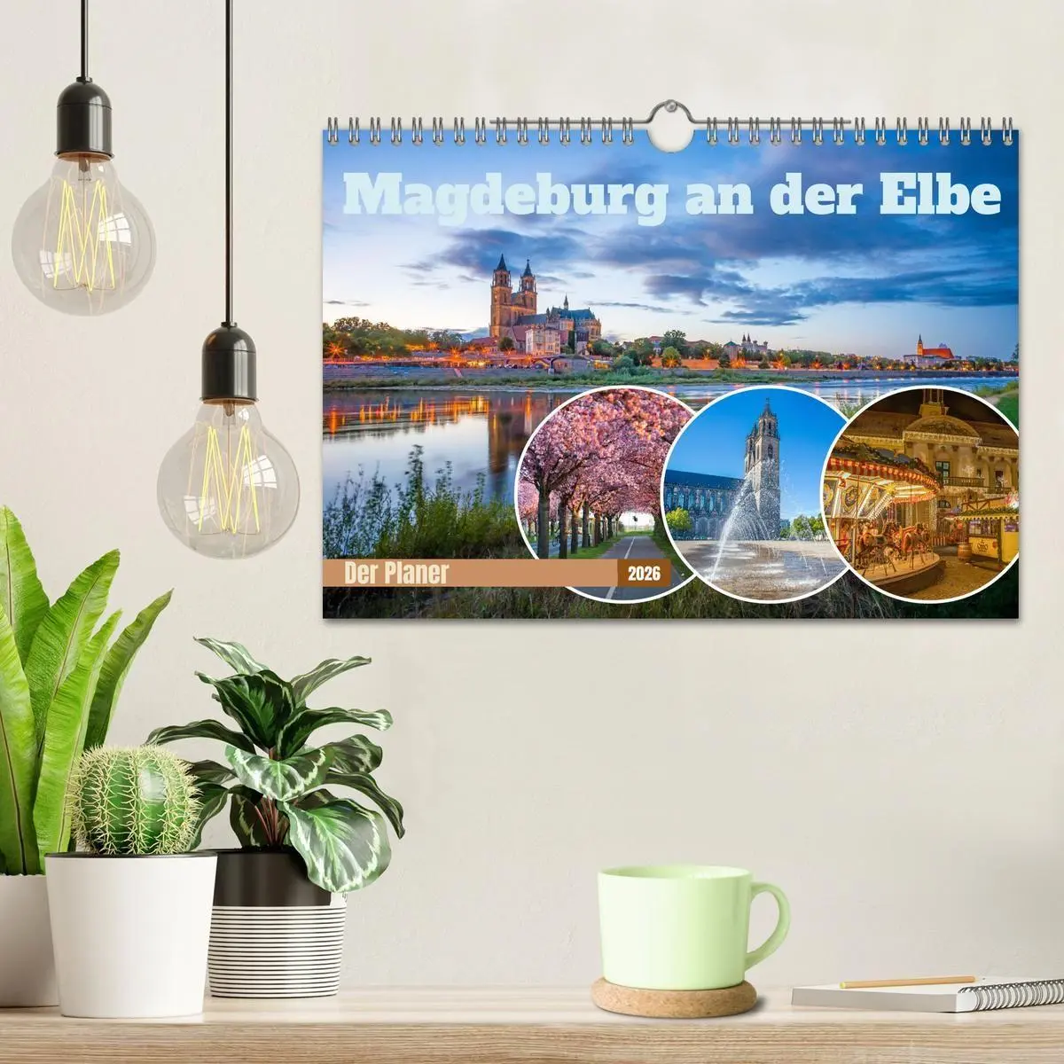 Bild: 9783516728781 | Magdeburg an der Elbe - Der Planer (Wandkalender 2026 DIN A4 quer),...
